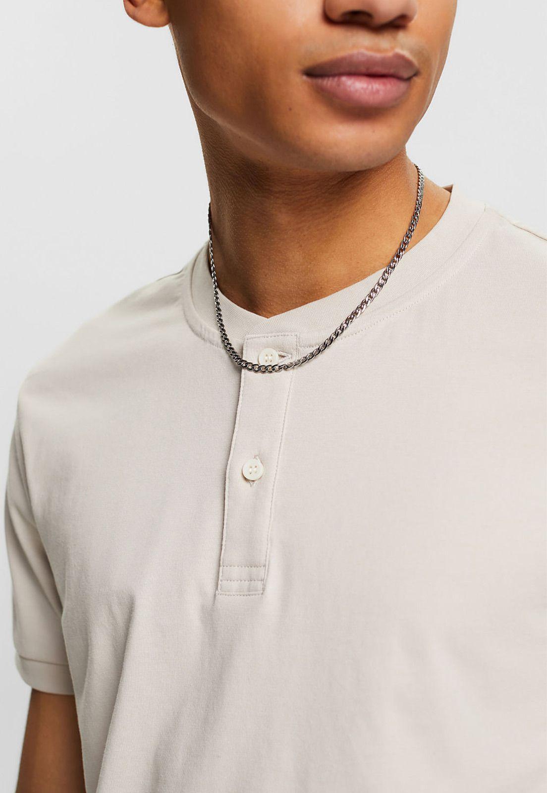 Polera Con Cuello Henley Hombre Esprit 024EE2K316-2