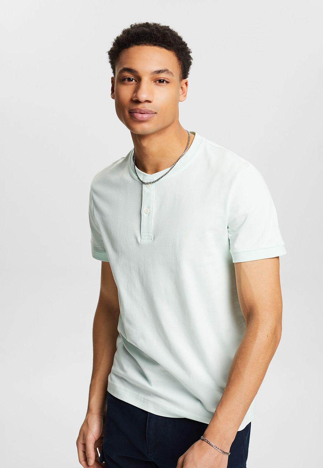 Polera Con Cuello Henley Hombre Esprit 024EE2K316-0