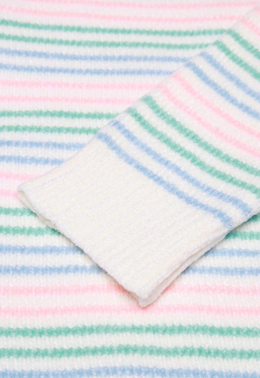 Sweater A Rayas Niña Osito-3