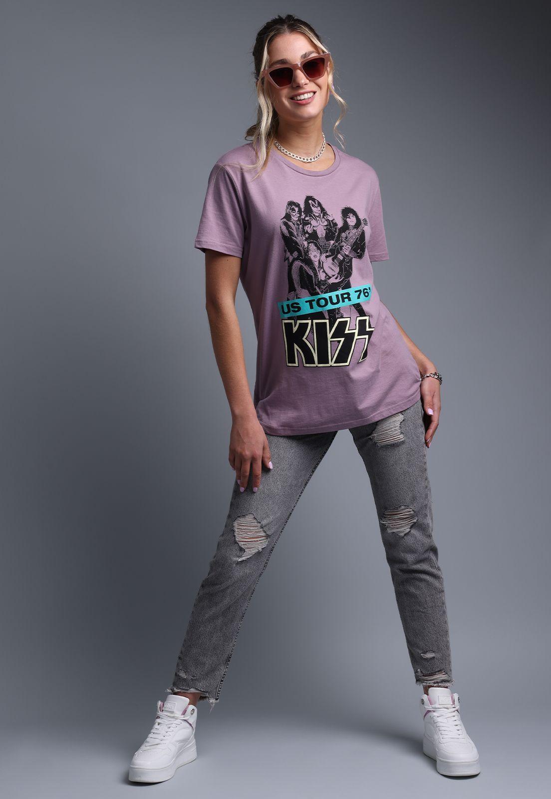 Polera Rock Kiss Tour Mujer Soviet-3