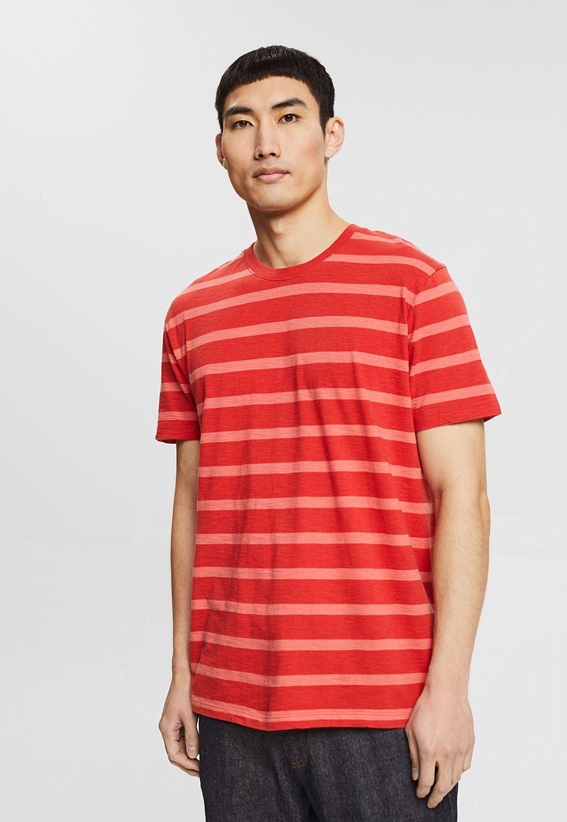 Polera Manga Corta A Rayas Esprit-0