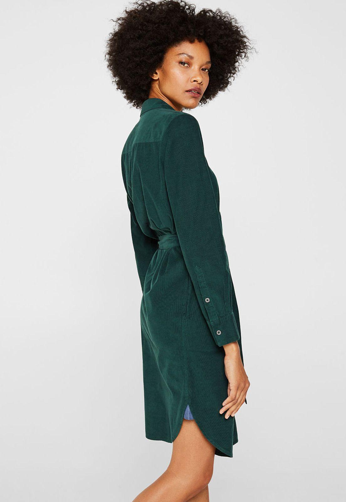 Vestido Camisero Con Cinturón Esprit-1