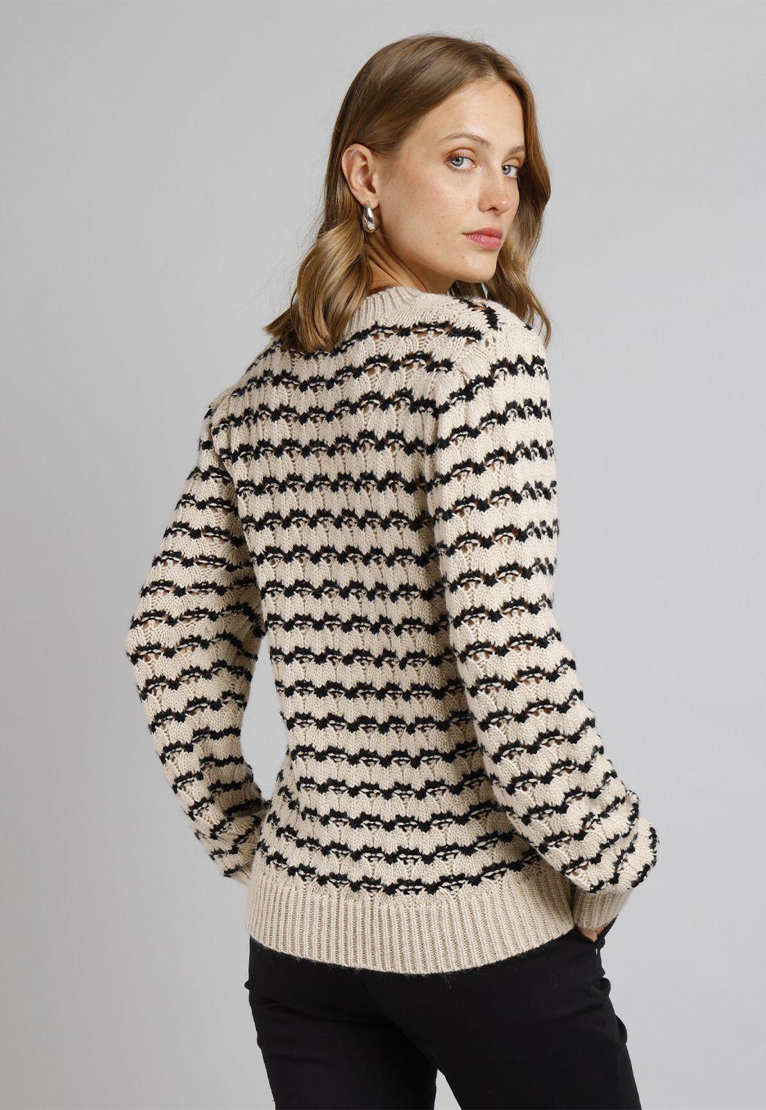 Sweater de Lana MultiPunto Mujer Esprit 084EE1I311-1