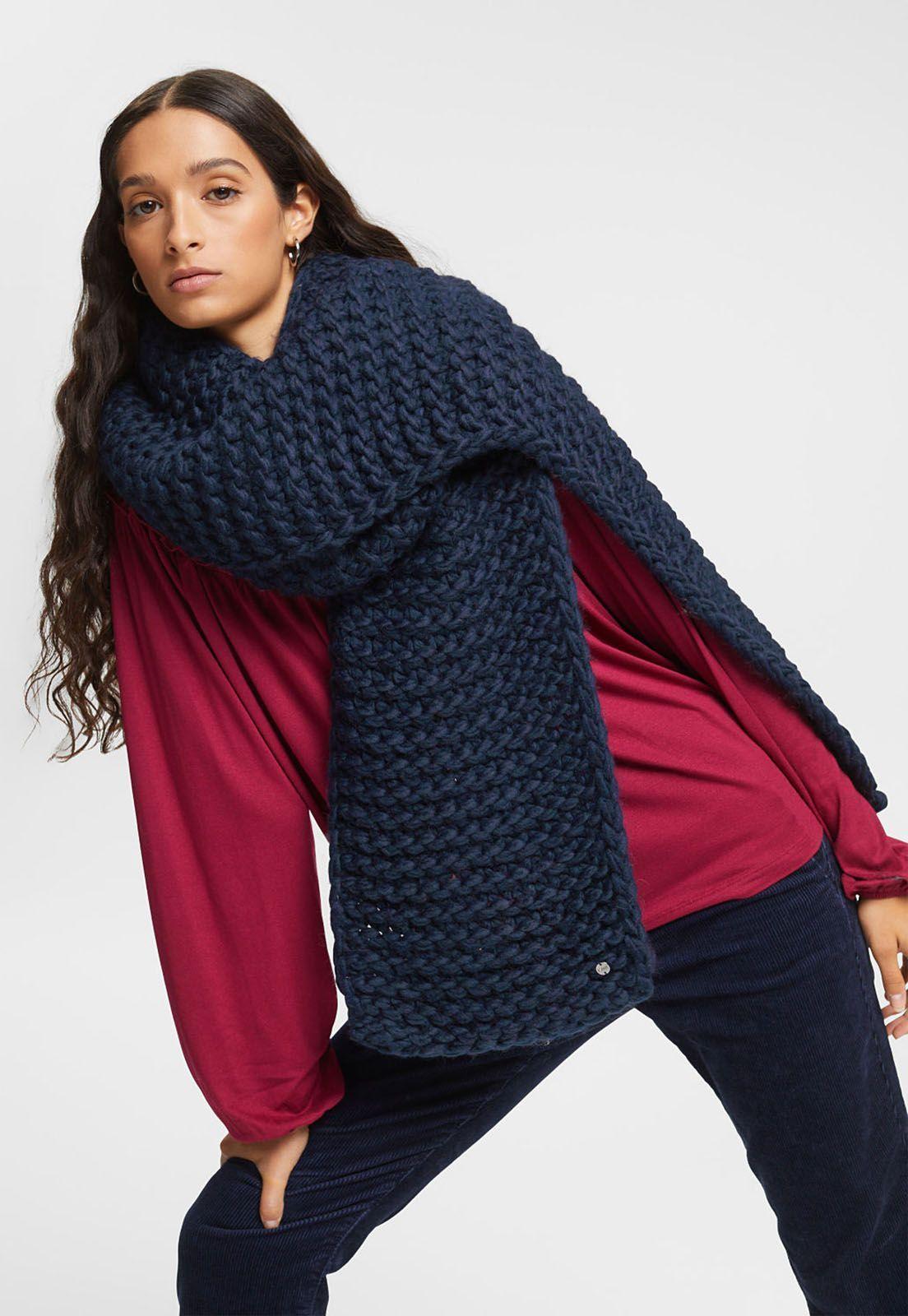 Bufanda De Punto Grueso Mujer Esprit-3