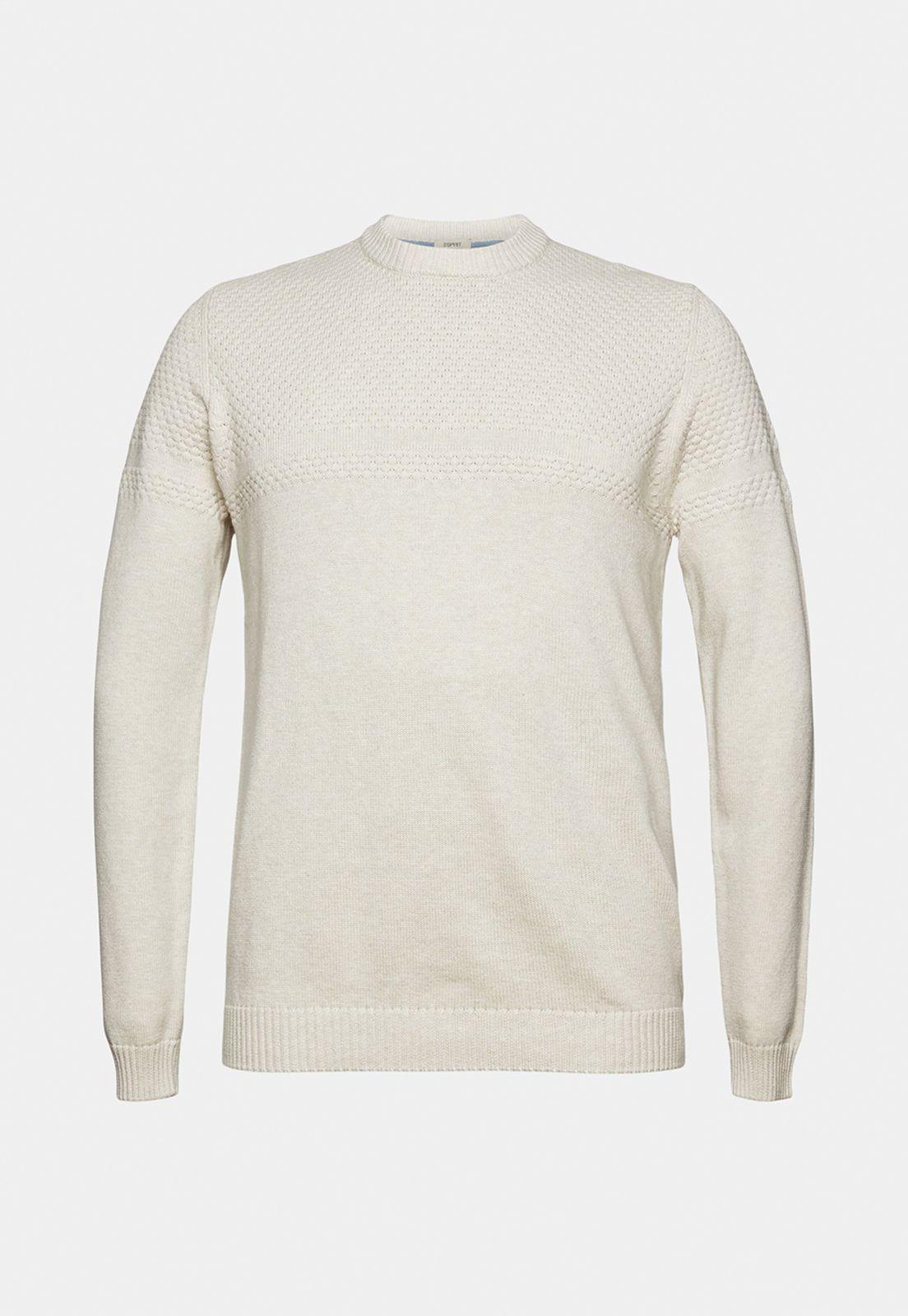 Sweater hombre liso Esprit Azul marino-3