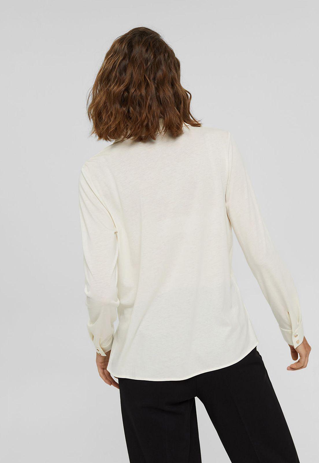 Polera Mujer Manga Larga Estilo Camisero Esprit-1