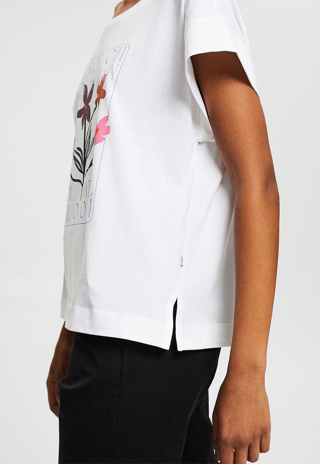 Polera Con Estampado Esprit-2