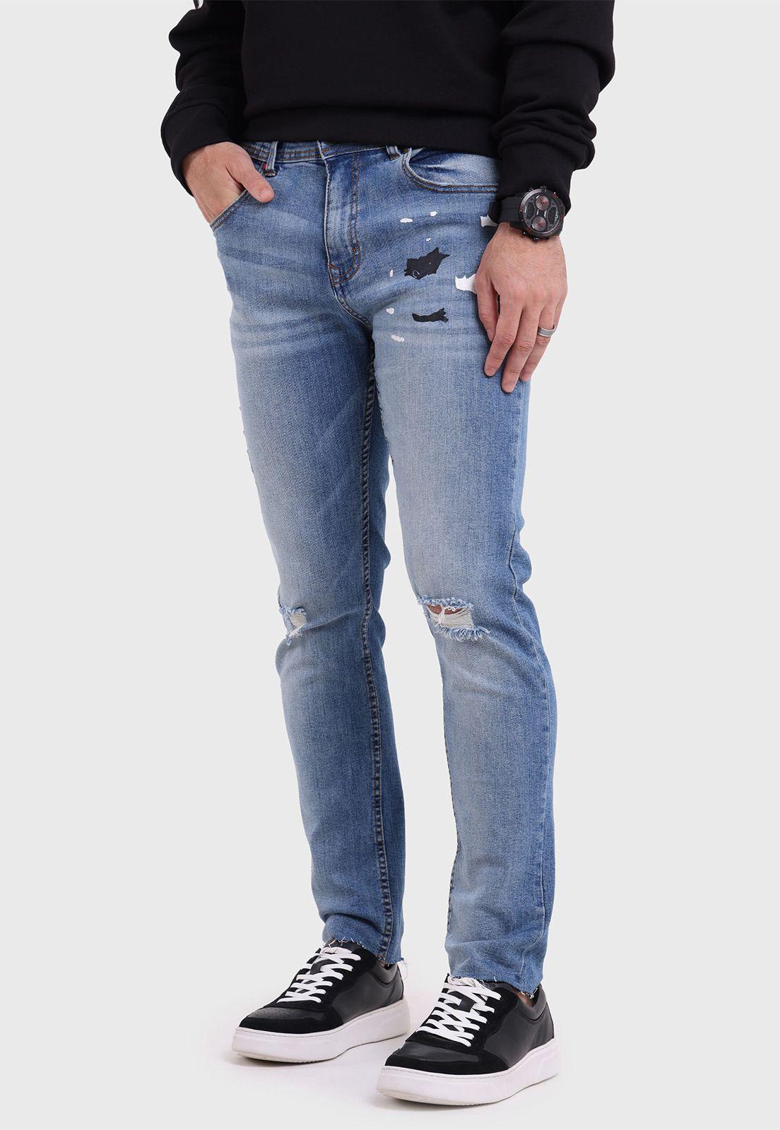 Jeans Slim Fit Hombre Soviet-0