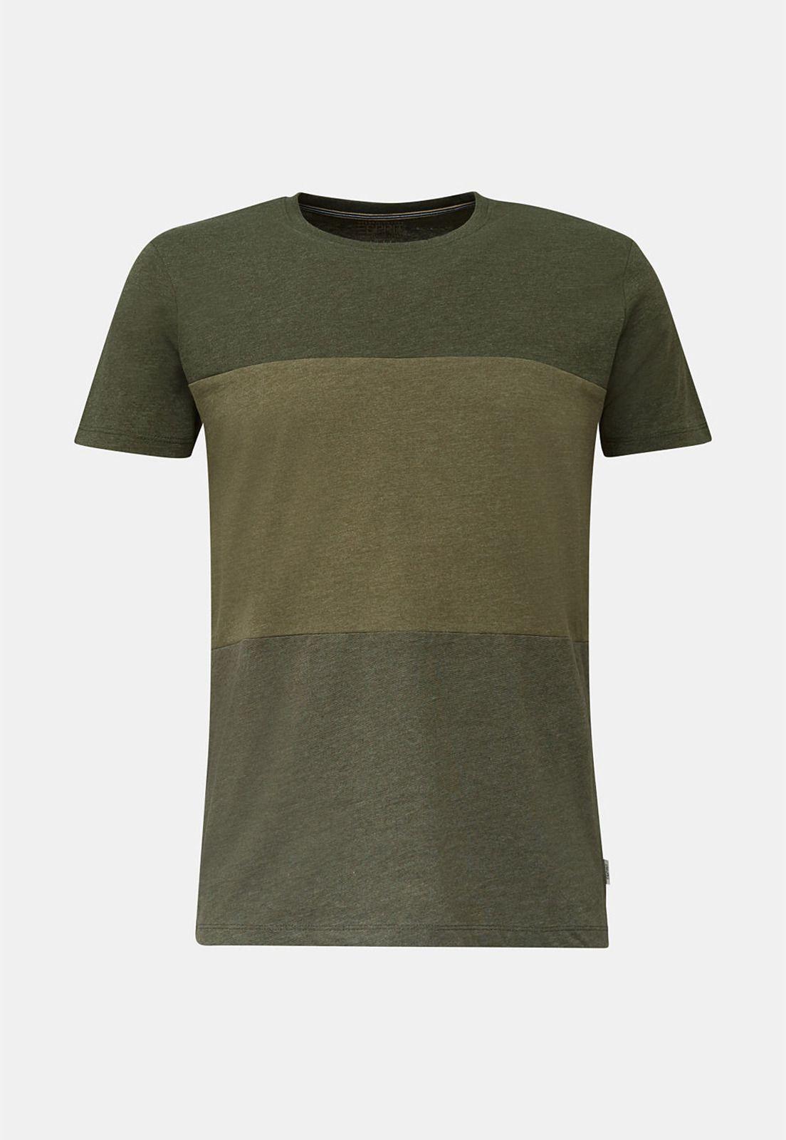 Polera jersey diseño bloques de color-3