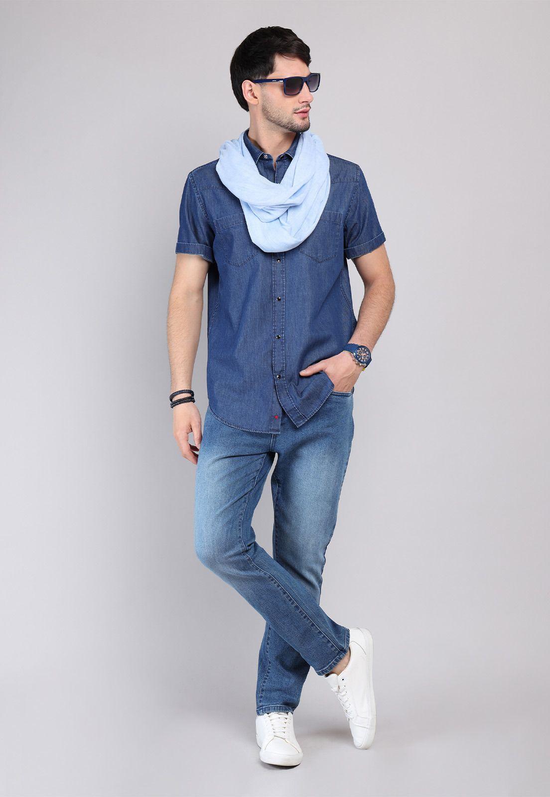 Camisa Casual Denim Soviet SCVF017AO-3