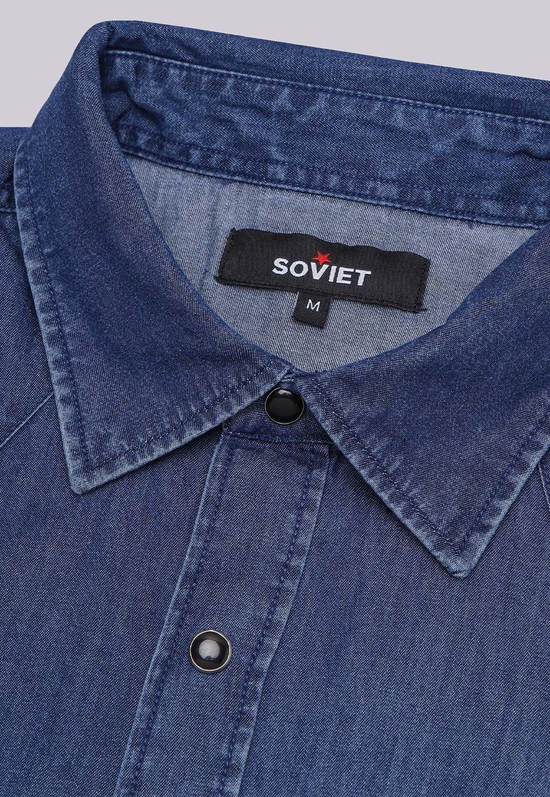 Camisa Casual Denim Soviet SCVF017AO-4