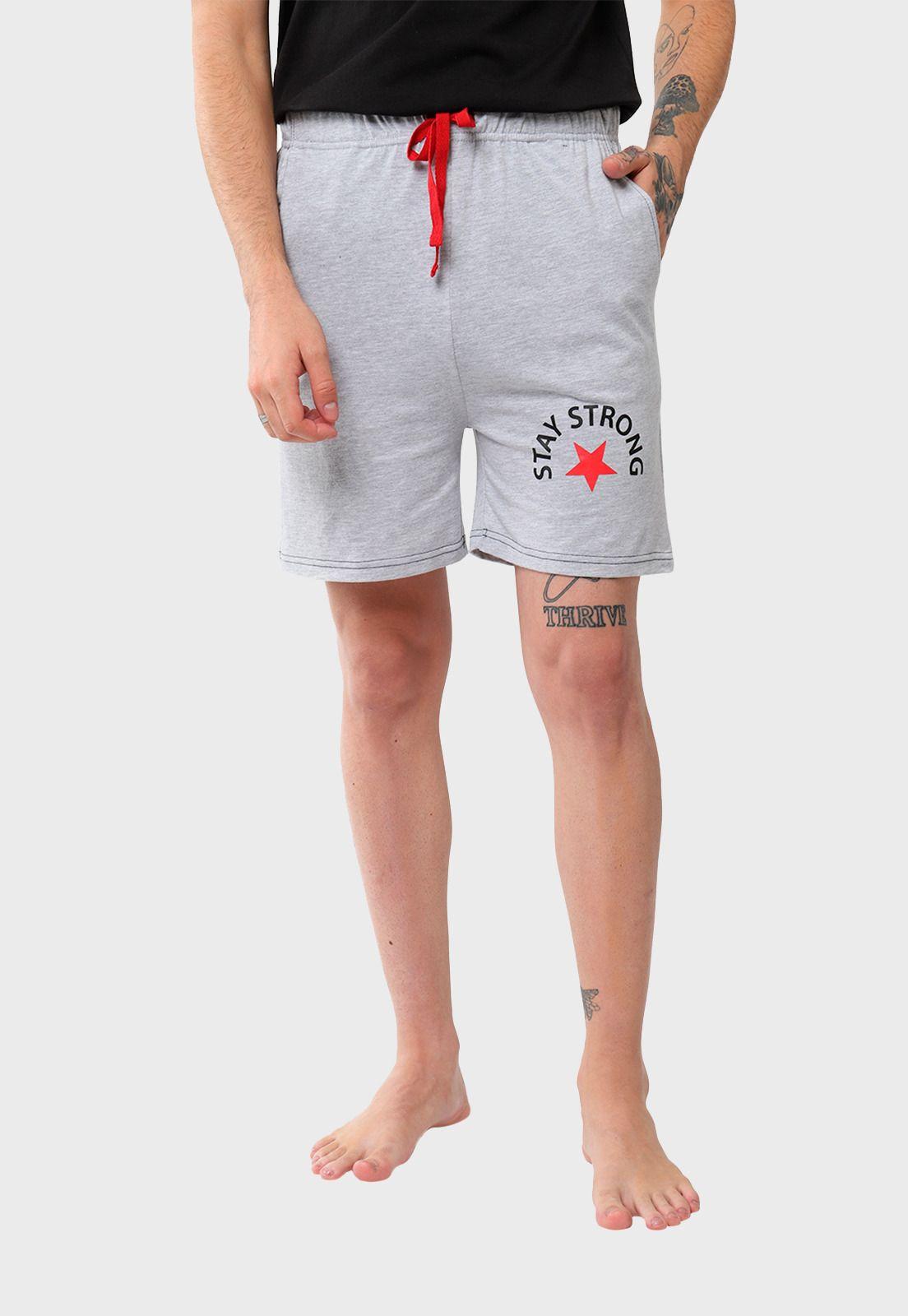 Pijama Corto Negro SVPJH04NE-2