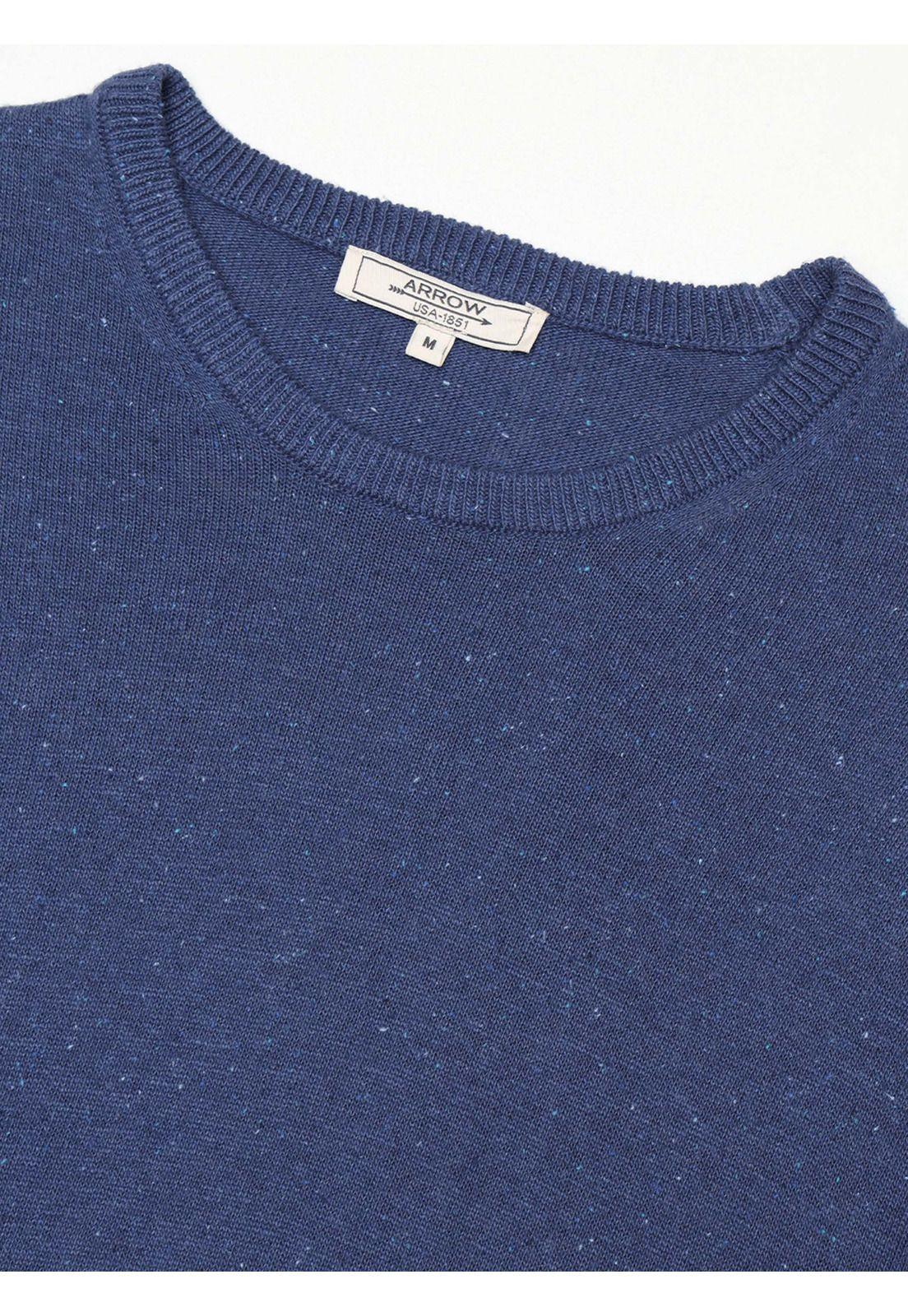 Sweater Cuello Redondo Regular Fit Azul Claro Arrow SW33090AL-4