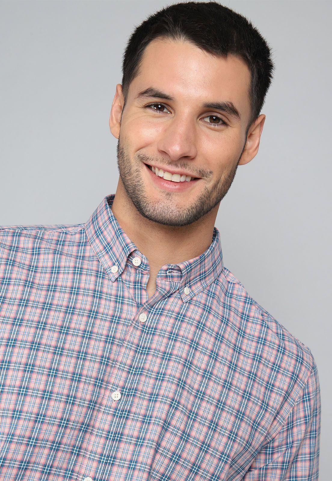 Camisa Cuadros Manga Larga Arrow CM31048RD-2