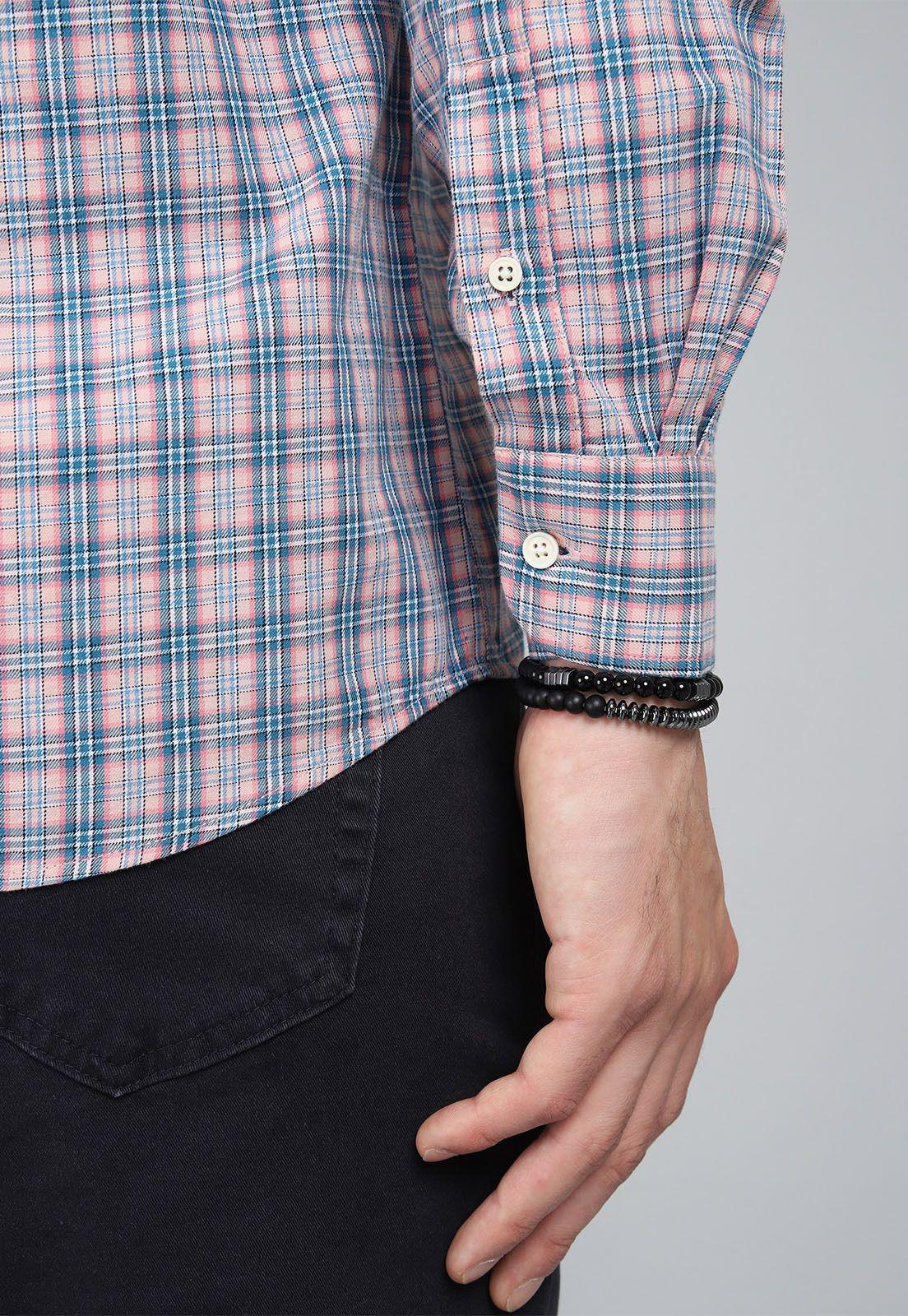 Camisa Cuadros Manga Larga Arrow CM31048RD-5