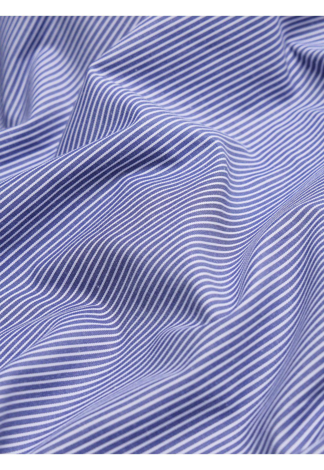 Camisa A Rayas Regular Fit Azul Arrow CM33062AZ-6