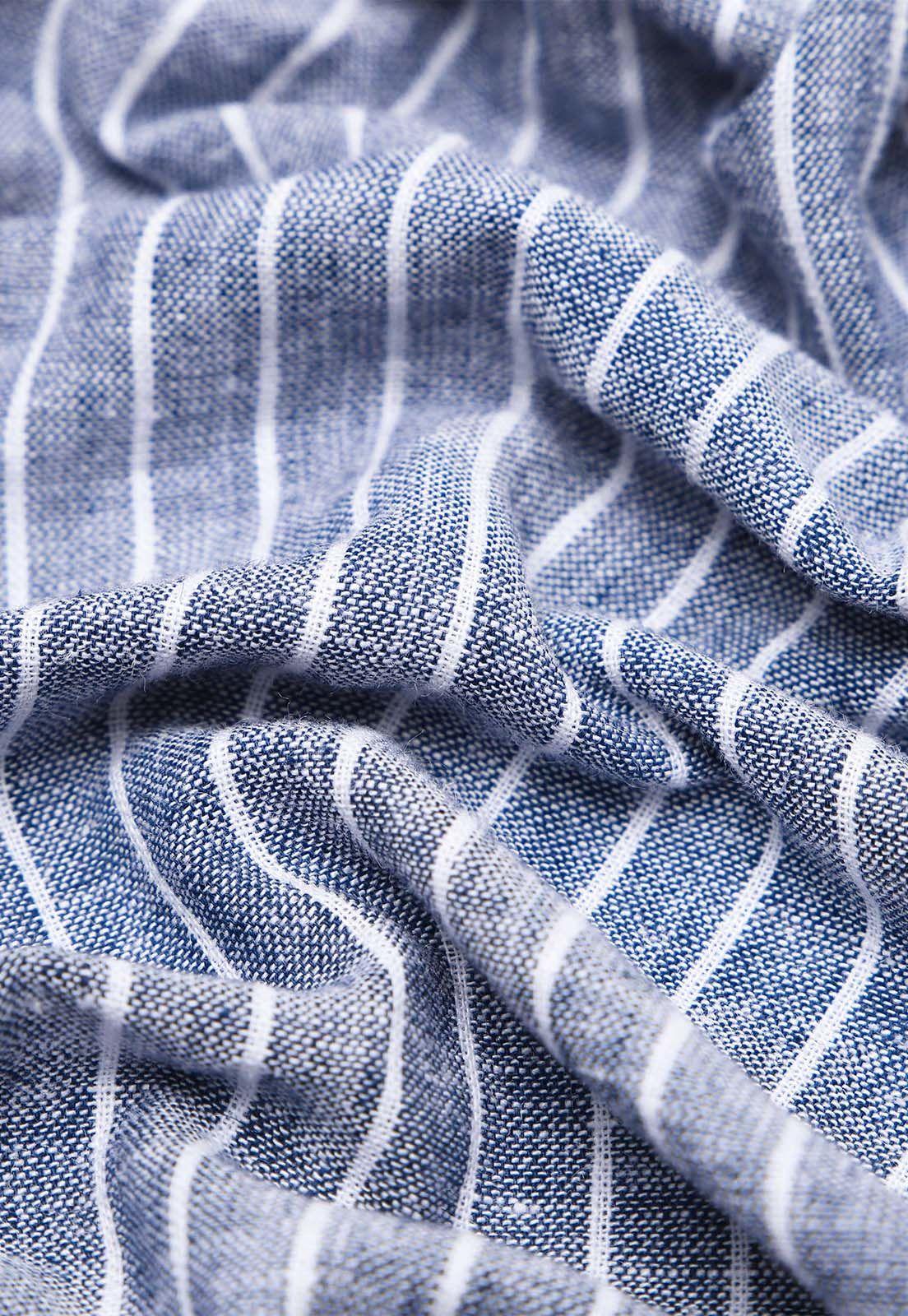 Camisa Lino a Rayas Soviet SCVF023NB-6