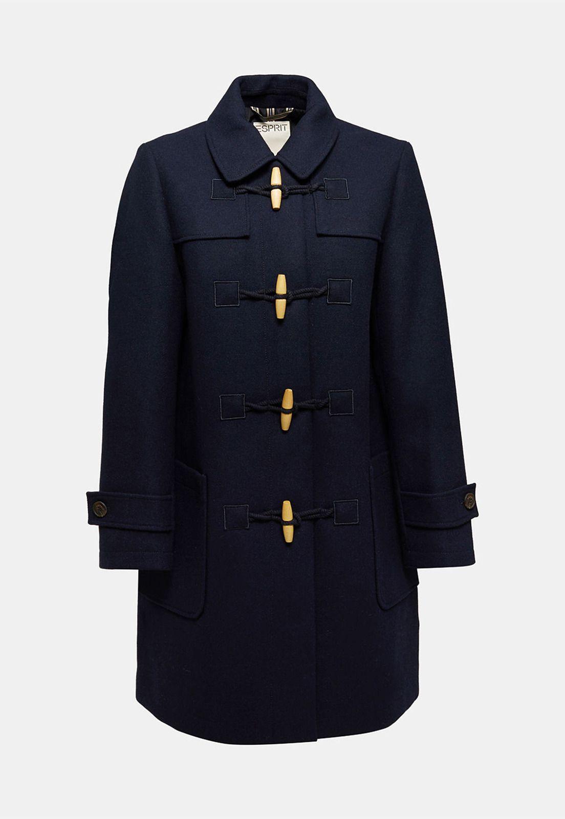 Abrigo Largo Mujer Con Botones  Esprit-3