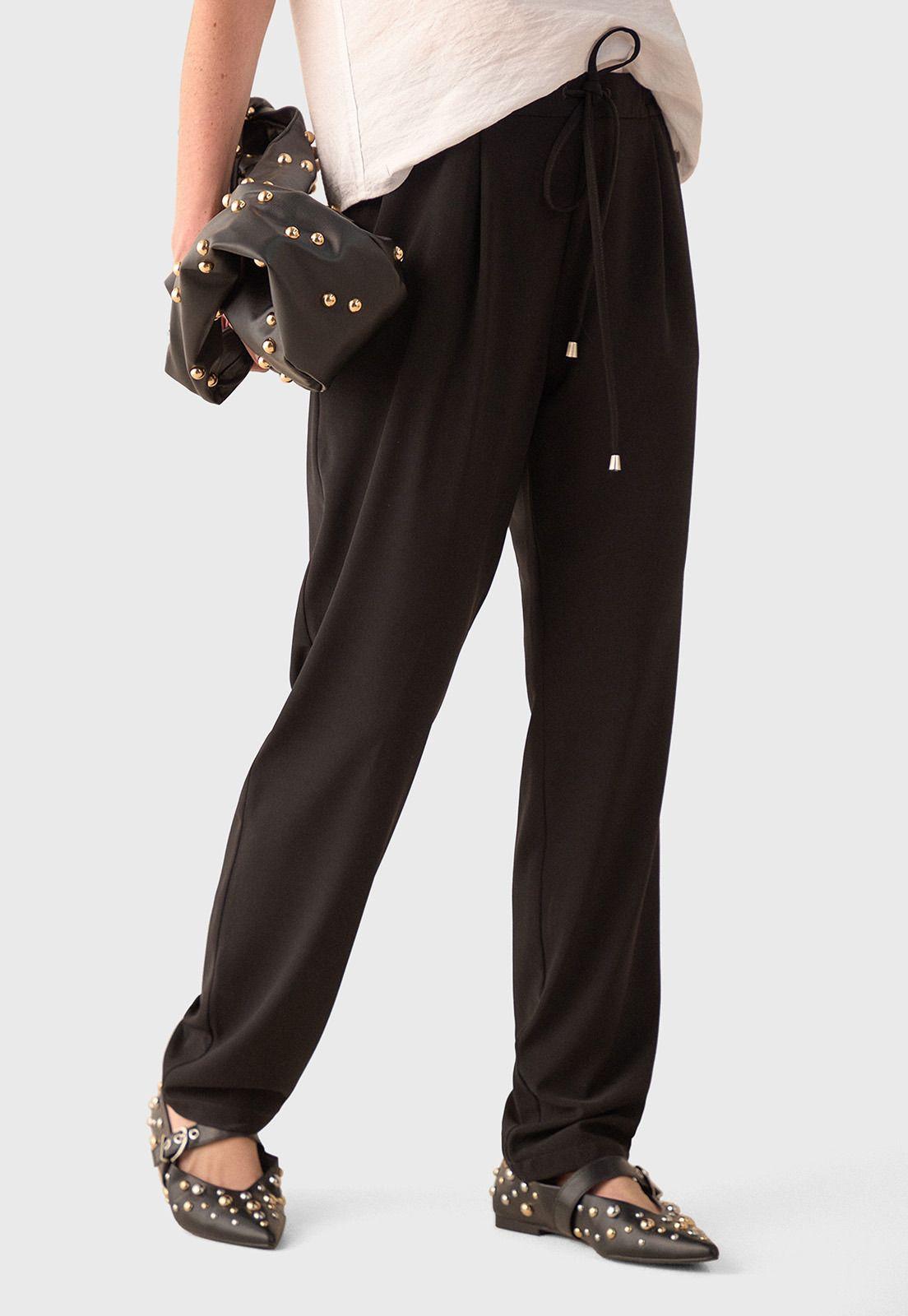Pantalón Fluido con elástico Mujer Esprit 130G915-2
