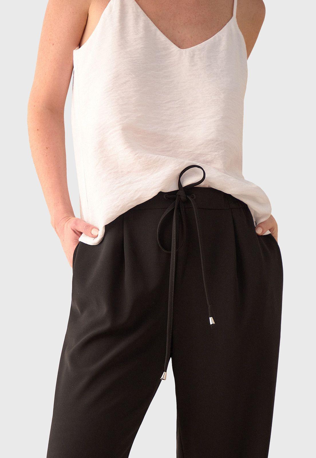 Pantalón Fluido con elástico Mujer Esprit 130G915-3