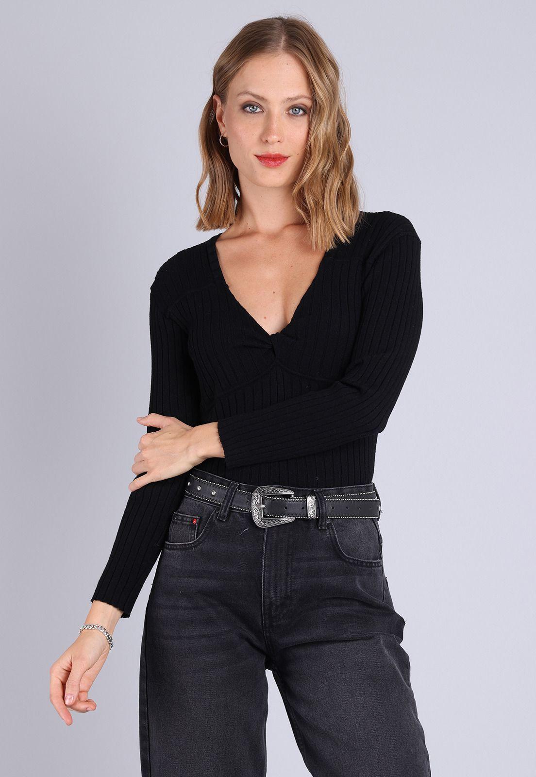 Polera Manga Larga Mujer Soviet AISMK04NE-0