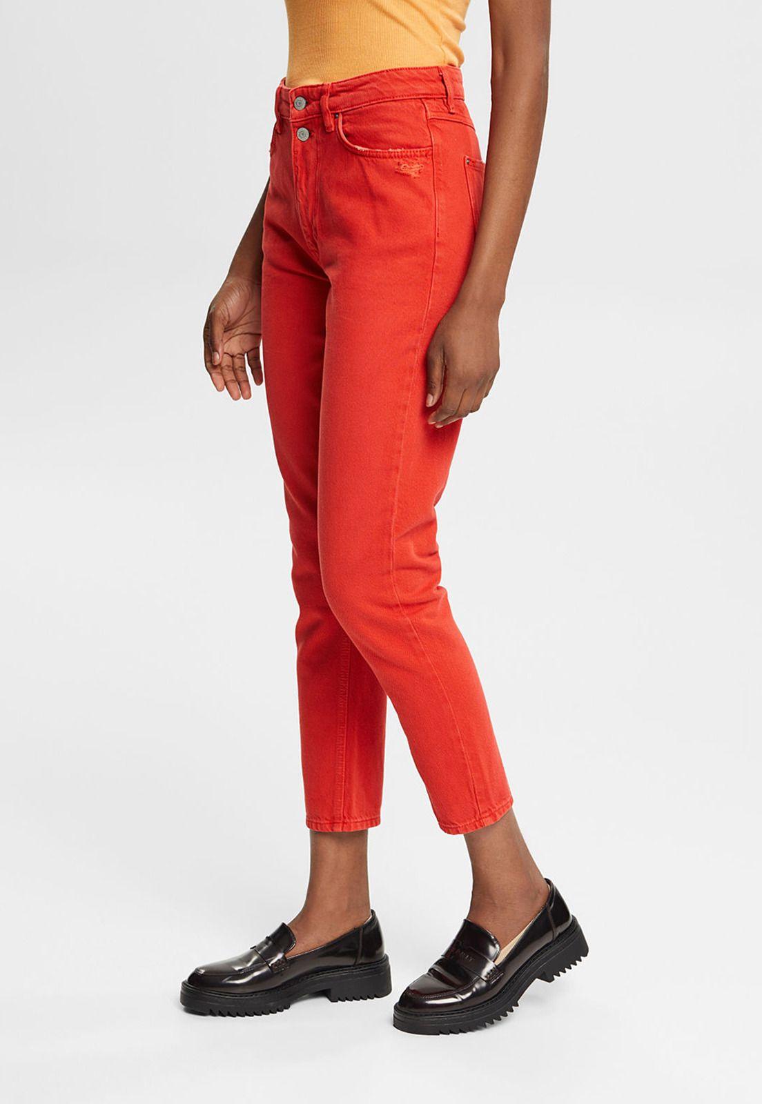 Jeans  Mom Fit Con 5 Bolsillos Mujer Esprit 072EE1B302-0