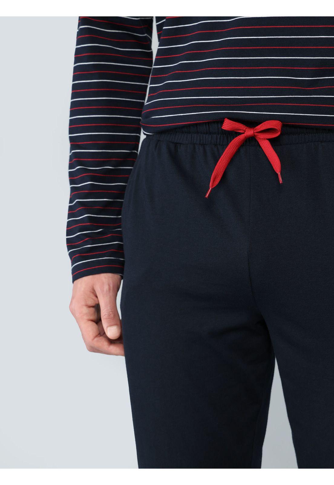 Pijama Largo Regular Fit Azul Arrow P1I3310AZ-5