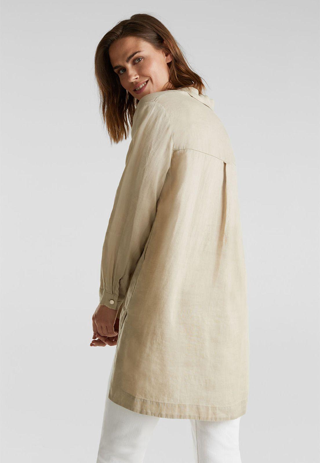 En lino: blusa camisera-1