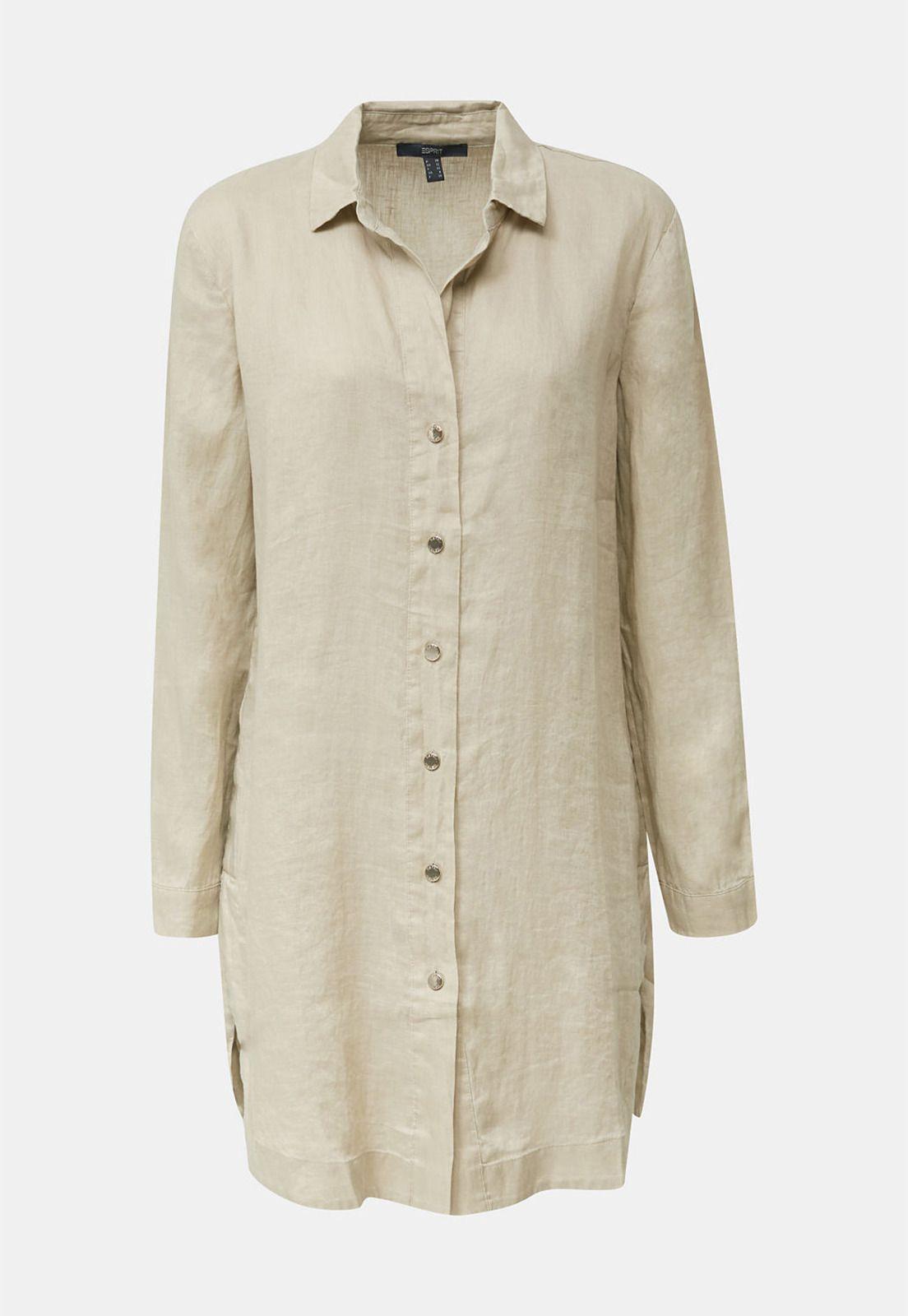 En lino: blusa camisera-3