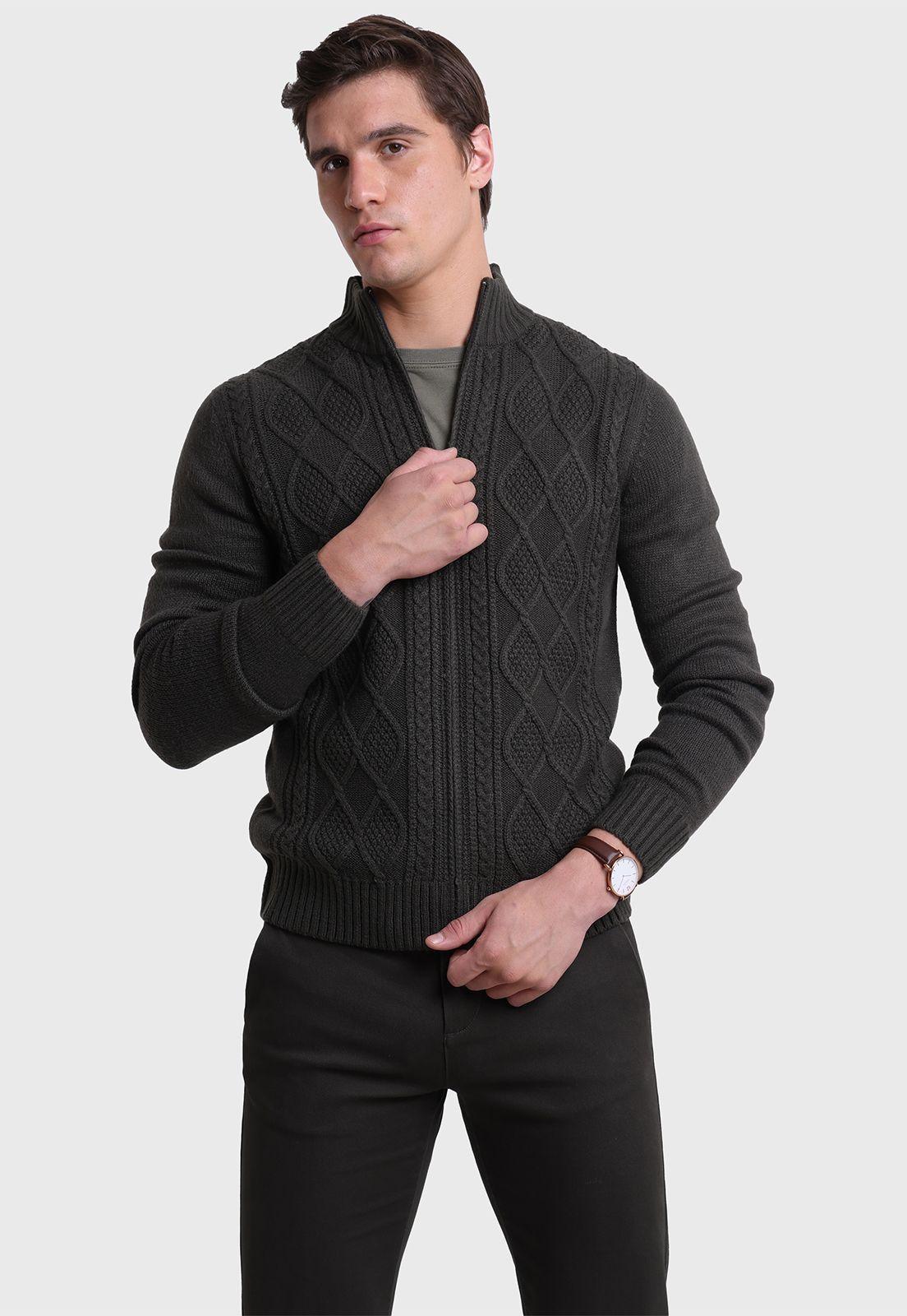 Sweater Full Zipper Guy Laroche-1