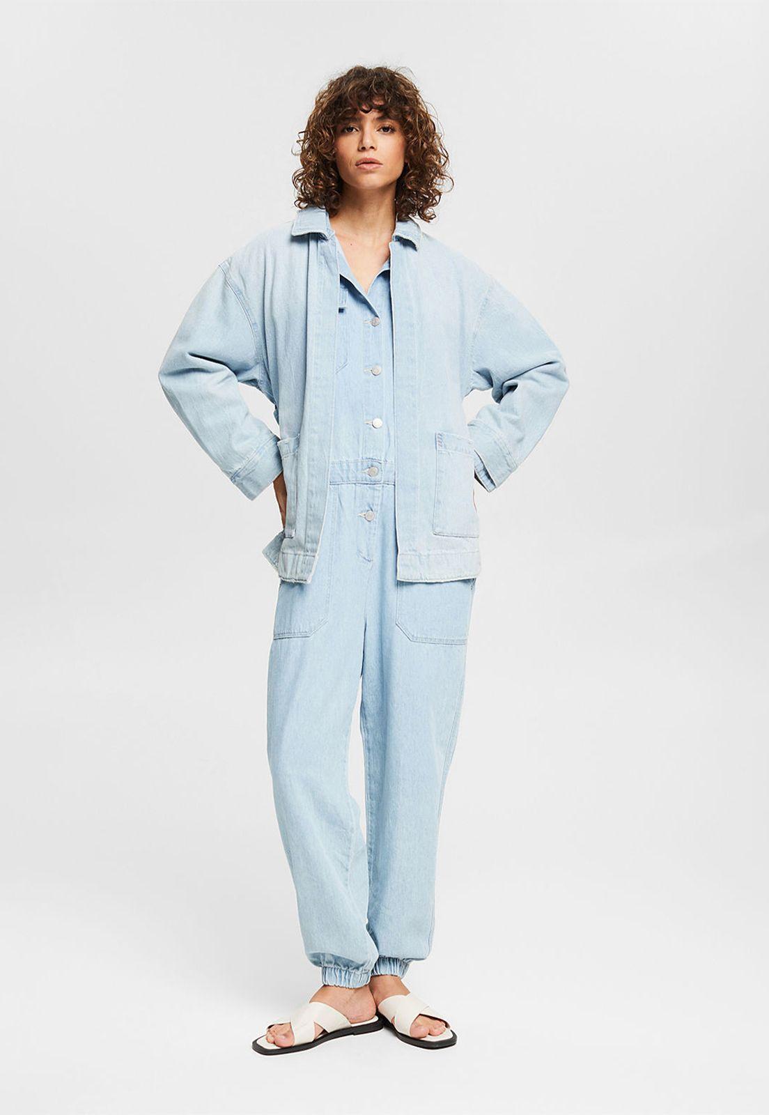 Chaqueta Mezclilla Mujer Con Lazo Esprit-2