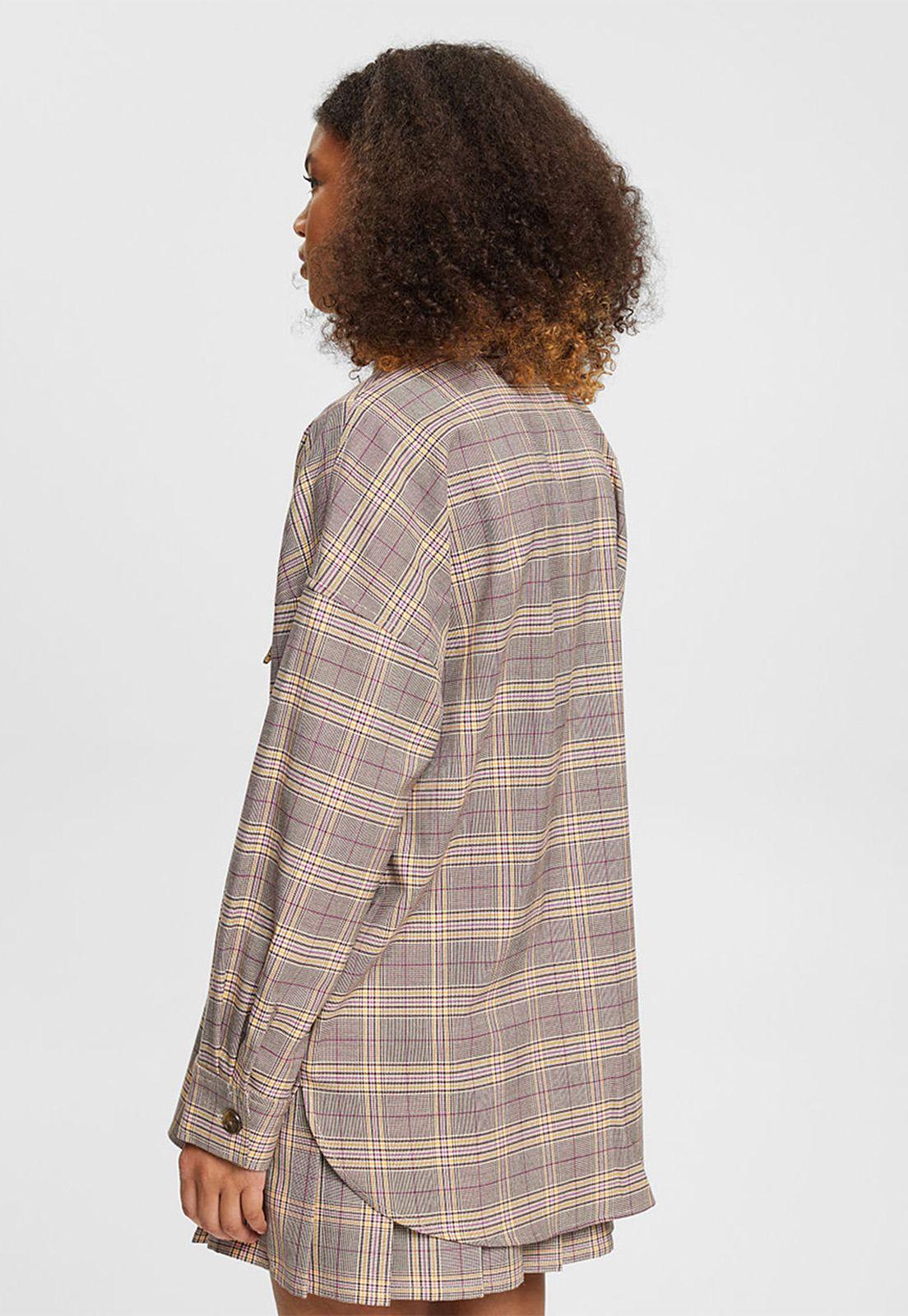 Chaqueta A Cuadros Mujer Esprit 102CC1G307-1