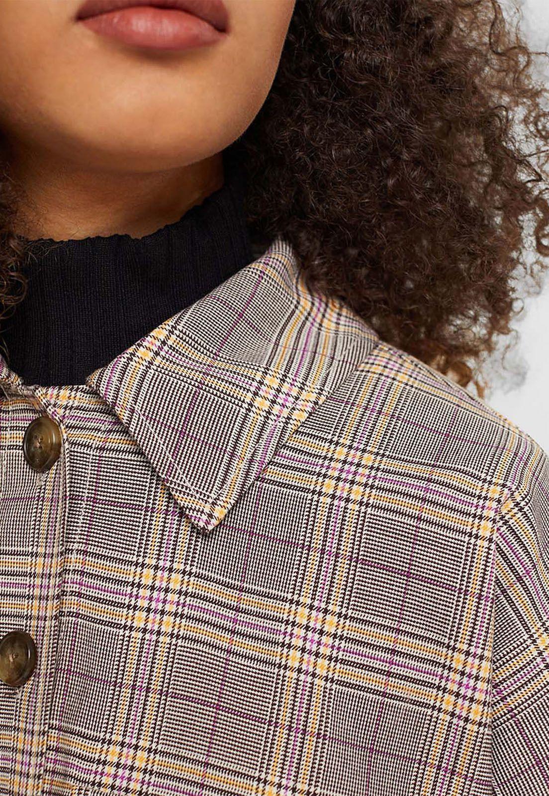 Chaqueta A Cuadros Mujer Esprit 102CC1G307-2