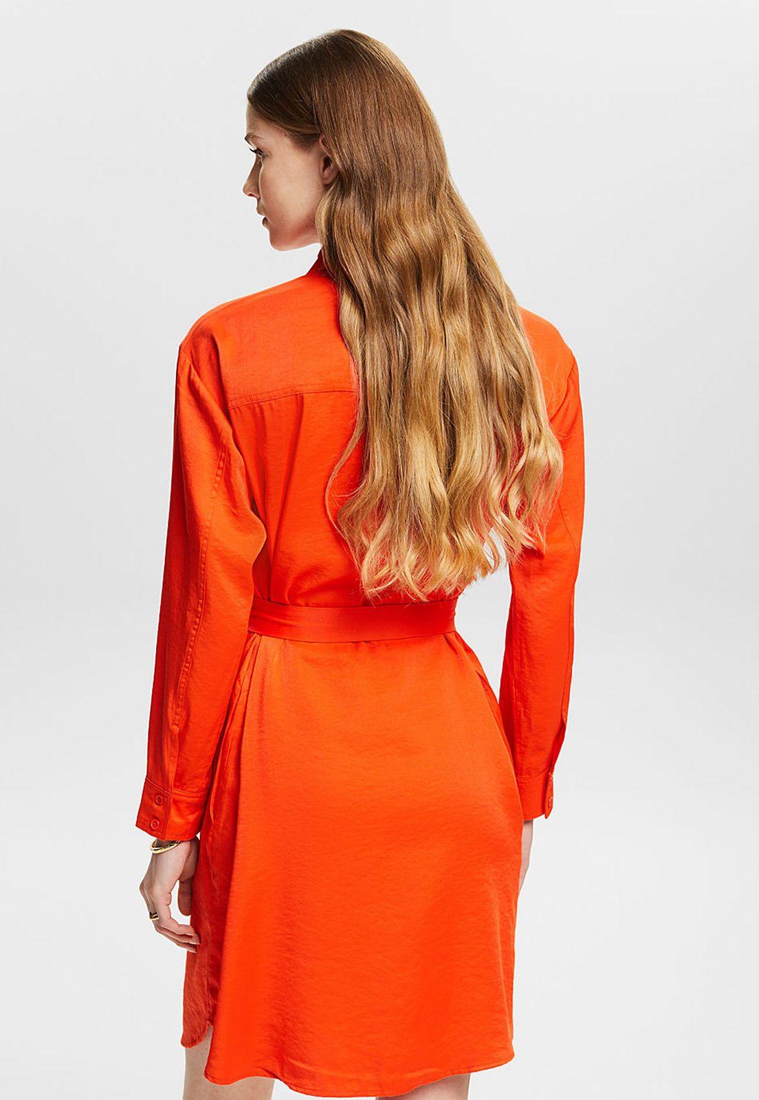 Vestido Camisero Con Cinturón Mujer Esprit 034EE1E360-3