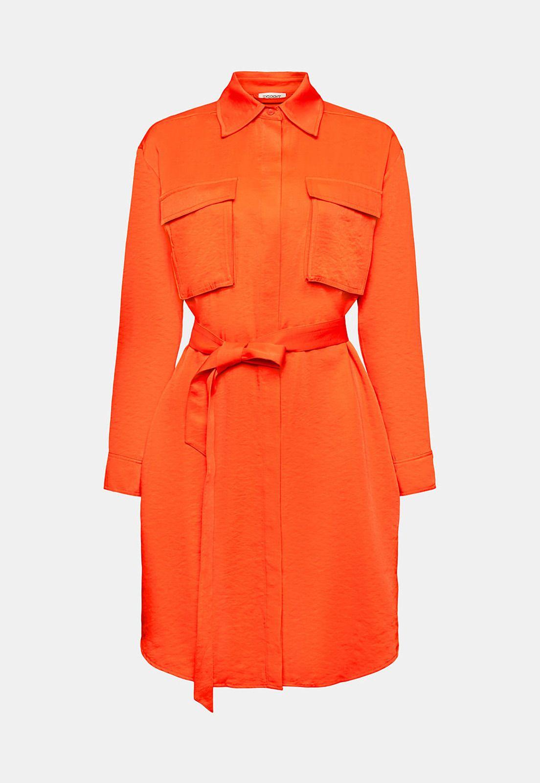 Vestido Camisero Con Cinturón Mujer Esprit 034EE1E360-6