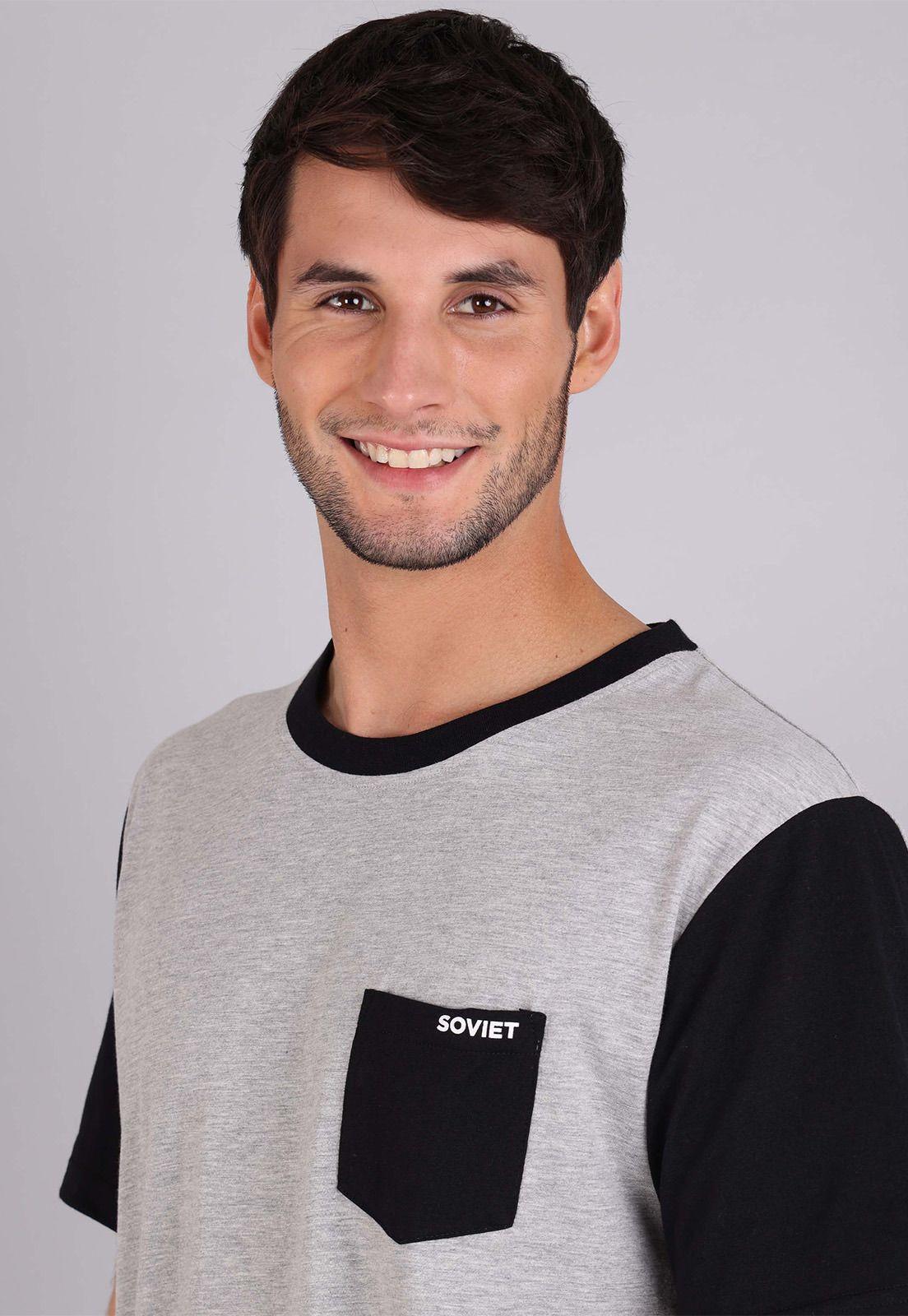 Pijama Corto Hombre Soviet SPH2403GR-2