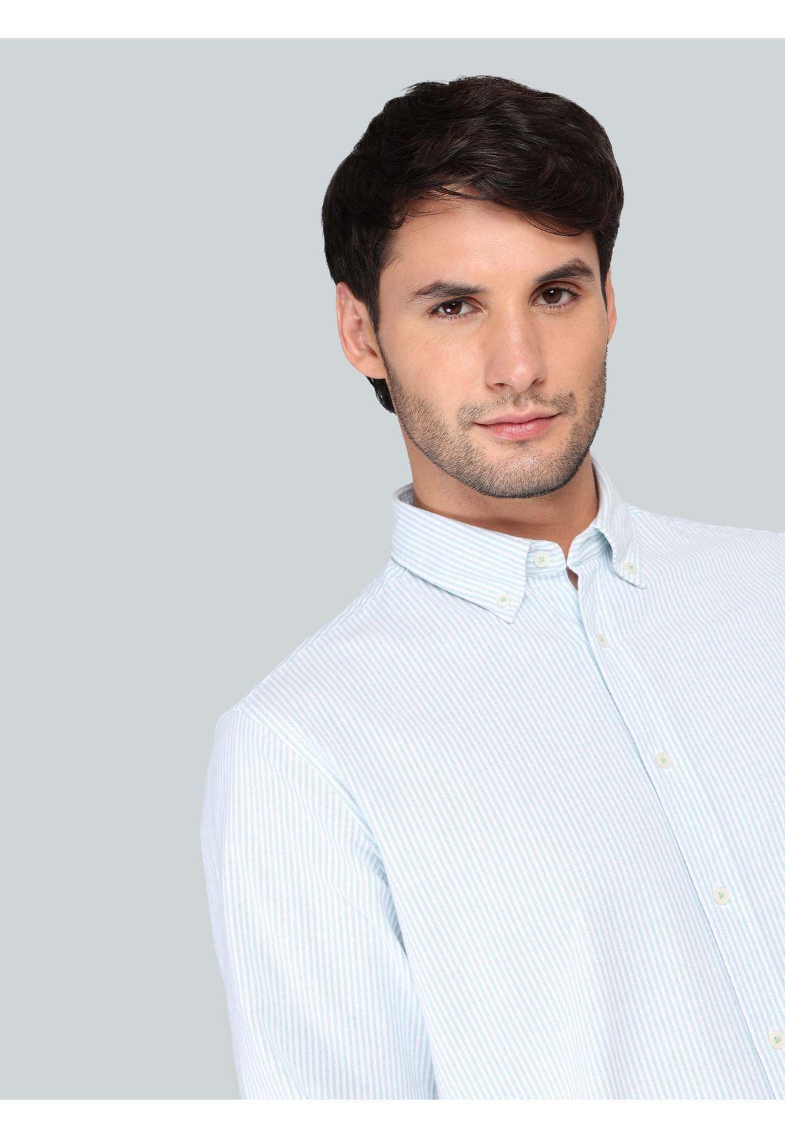 Camisa Oxford Spandex Regular fit Verde Arrow CM33006VE-2