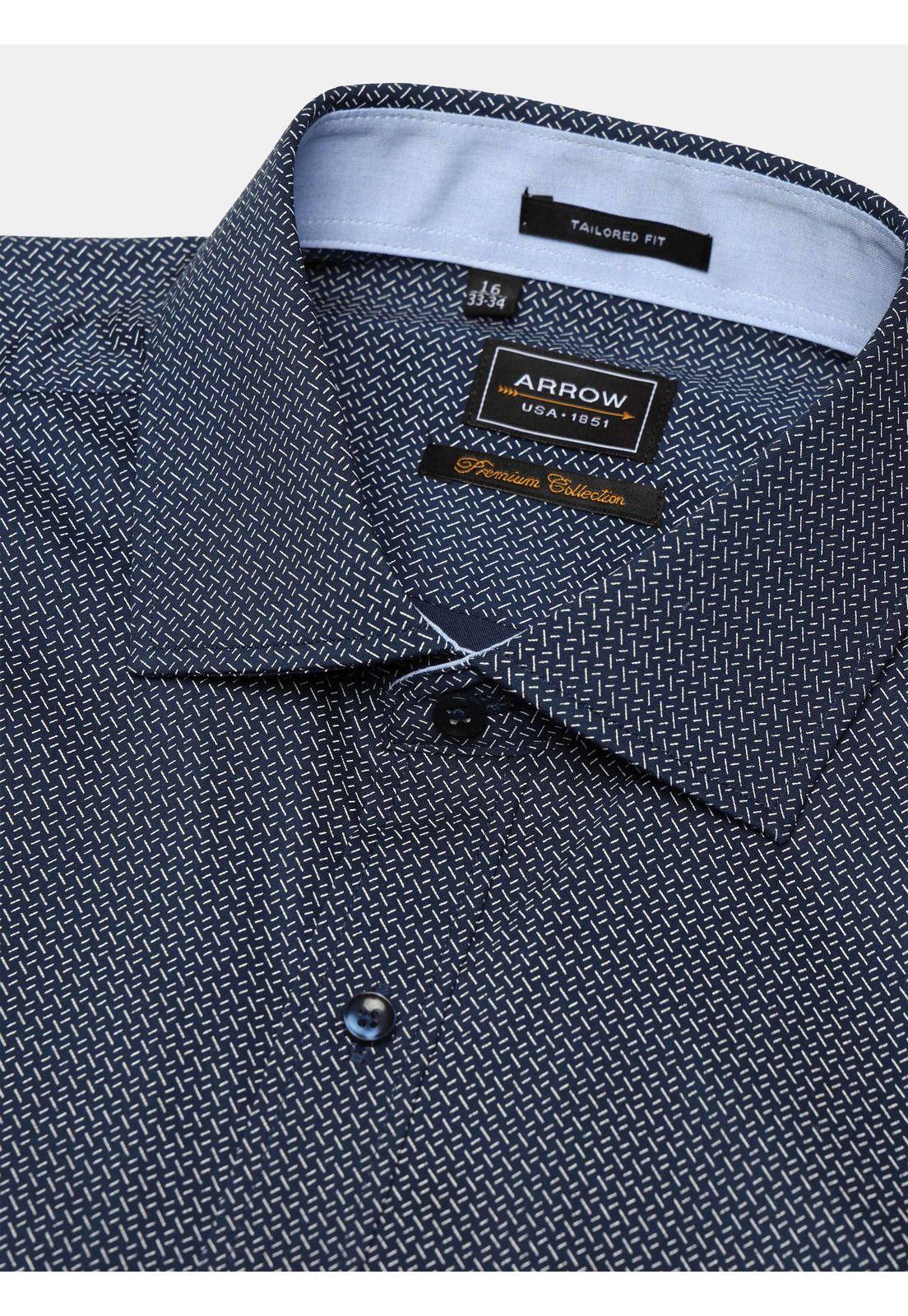 Camisa Formal Spandex Tailored Fit Azul Arrow ARM0628AZ-1