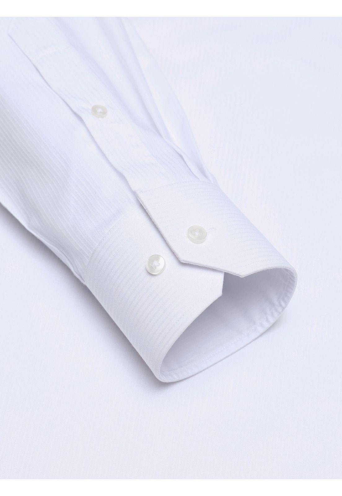 Camisa Formal Texturada Slim Fit Blanco Arrow ARM0640BL-5