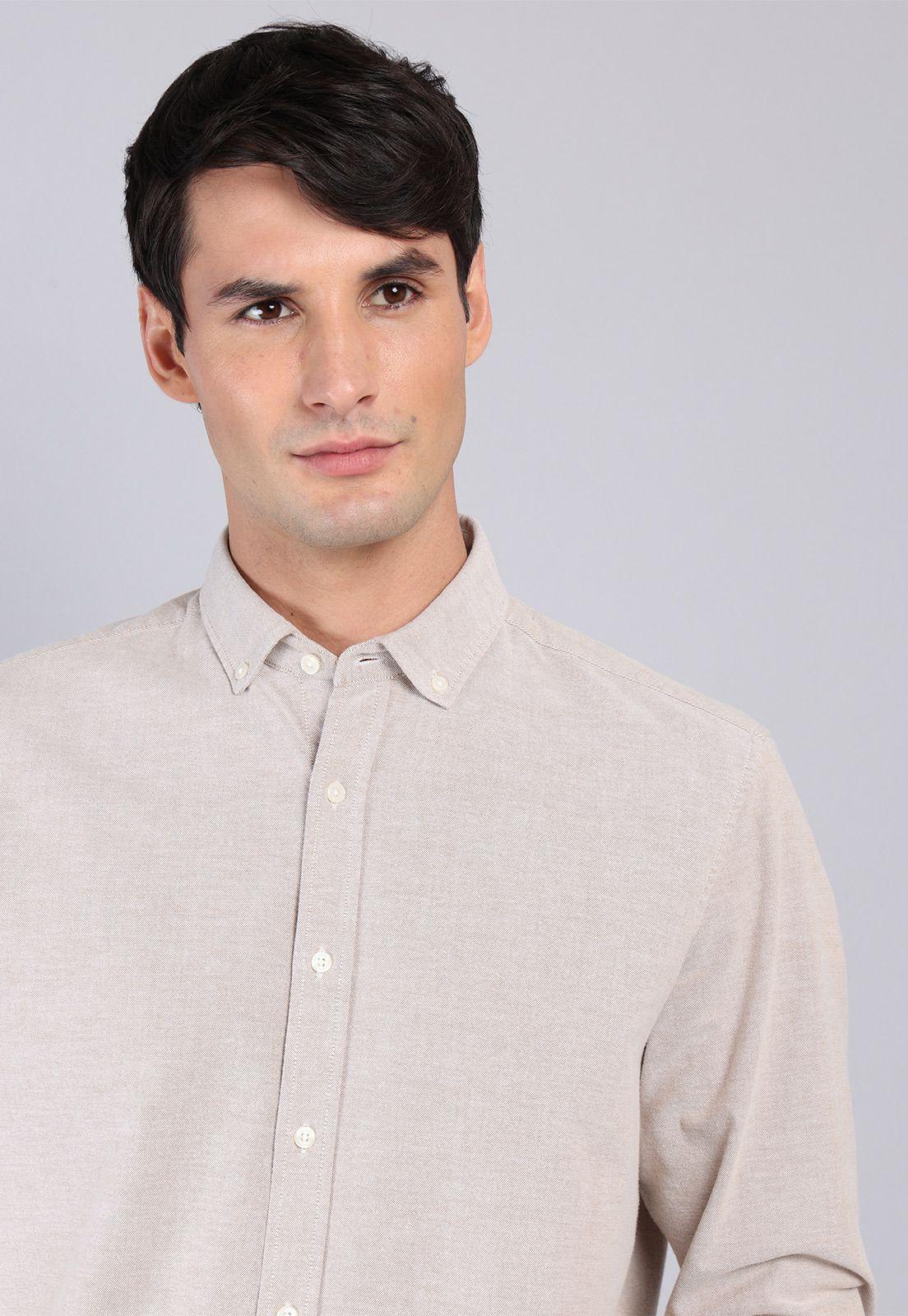 Camisa Oxford Spandex Arrow CM32001BE-2