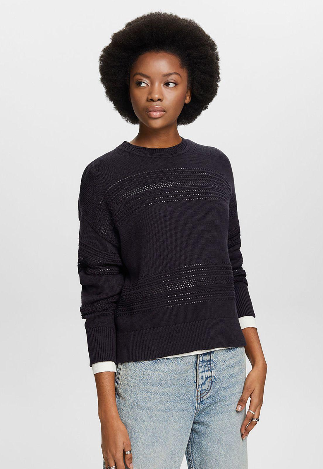 Sweater De Punto Calado Mujer Esprit 034EE1I306-0
