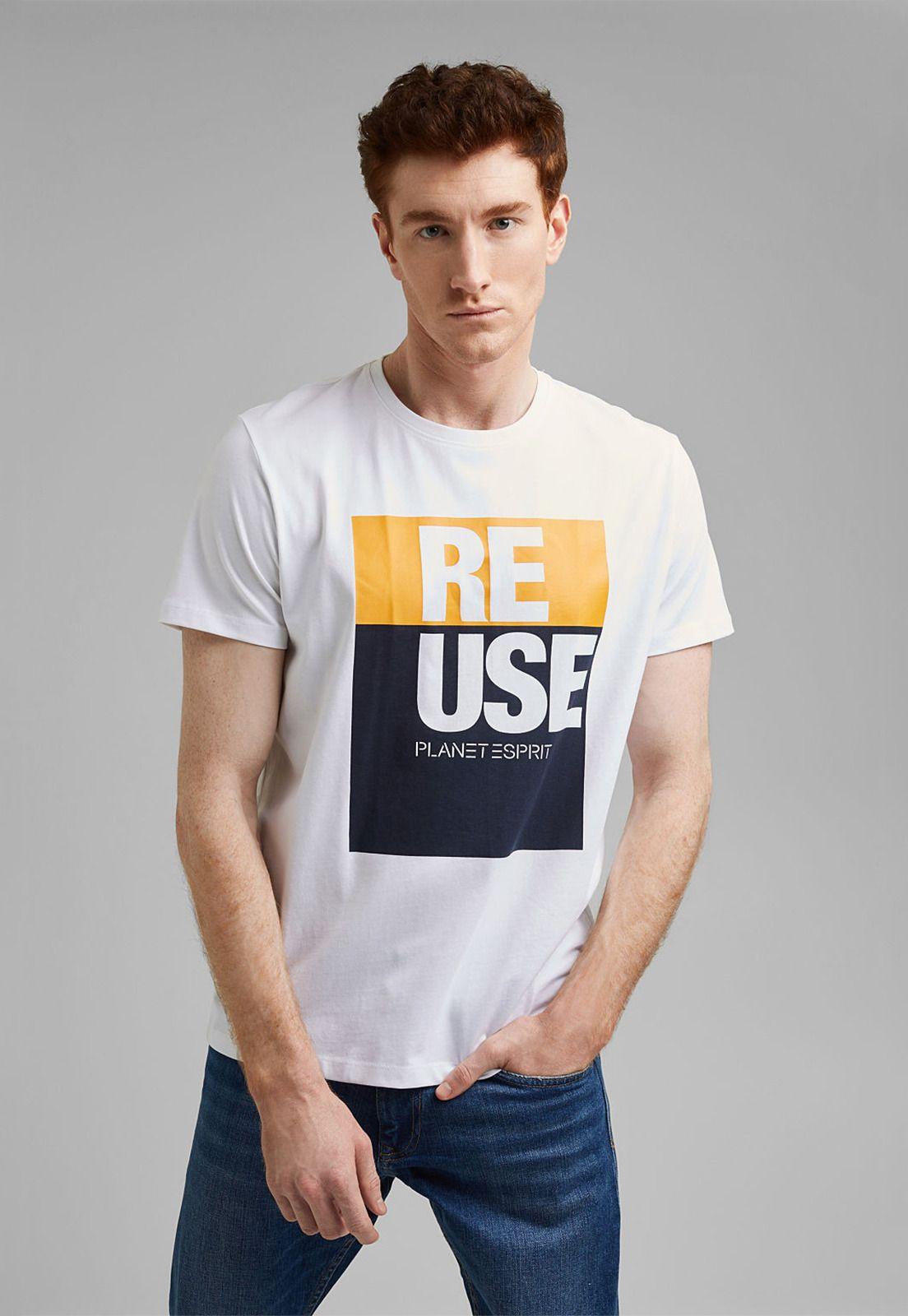 Polera Hombre Estampada Esprit-0