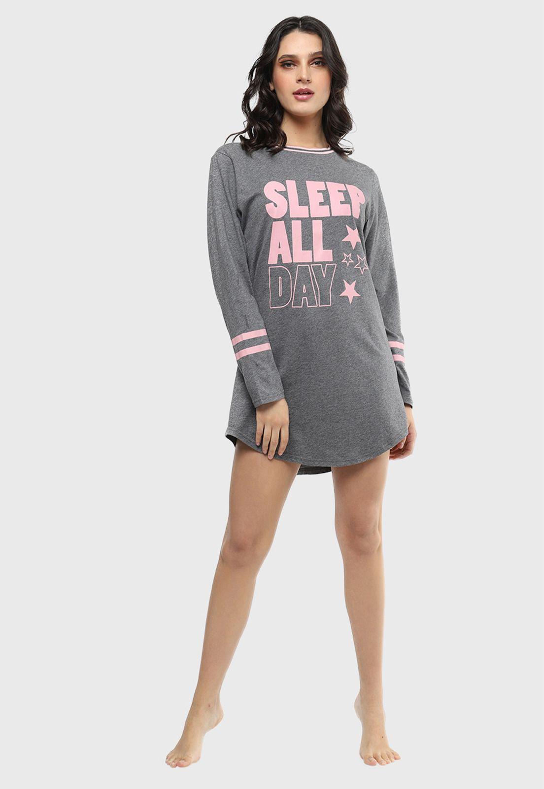 Pijama Camisón Manga Larga SVPJM05GR-0