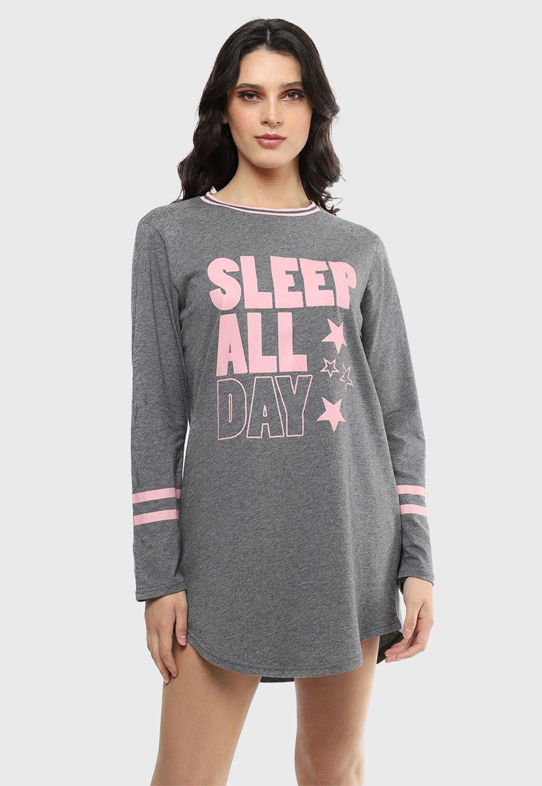 Pijama Camisón Manga Larga SVPJM05GR-2