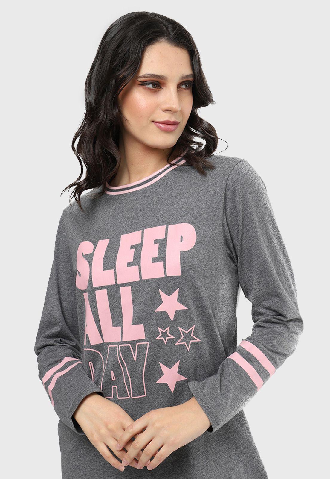 Pijama Camisón Manga Larga SVPJM05GR-3