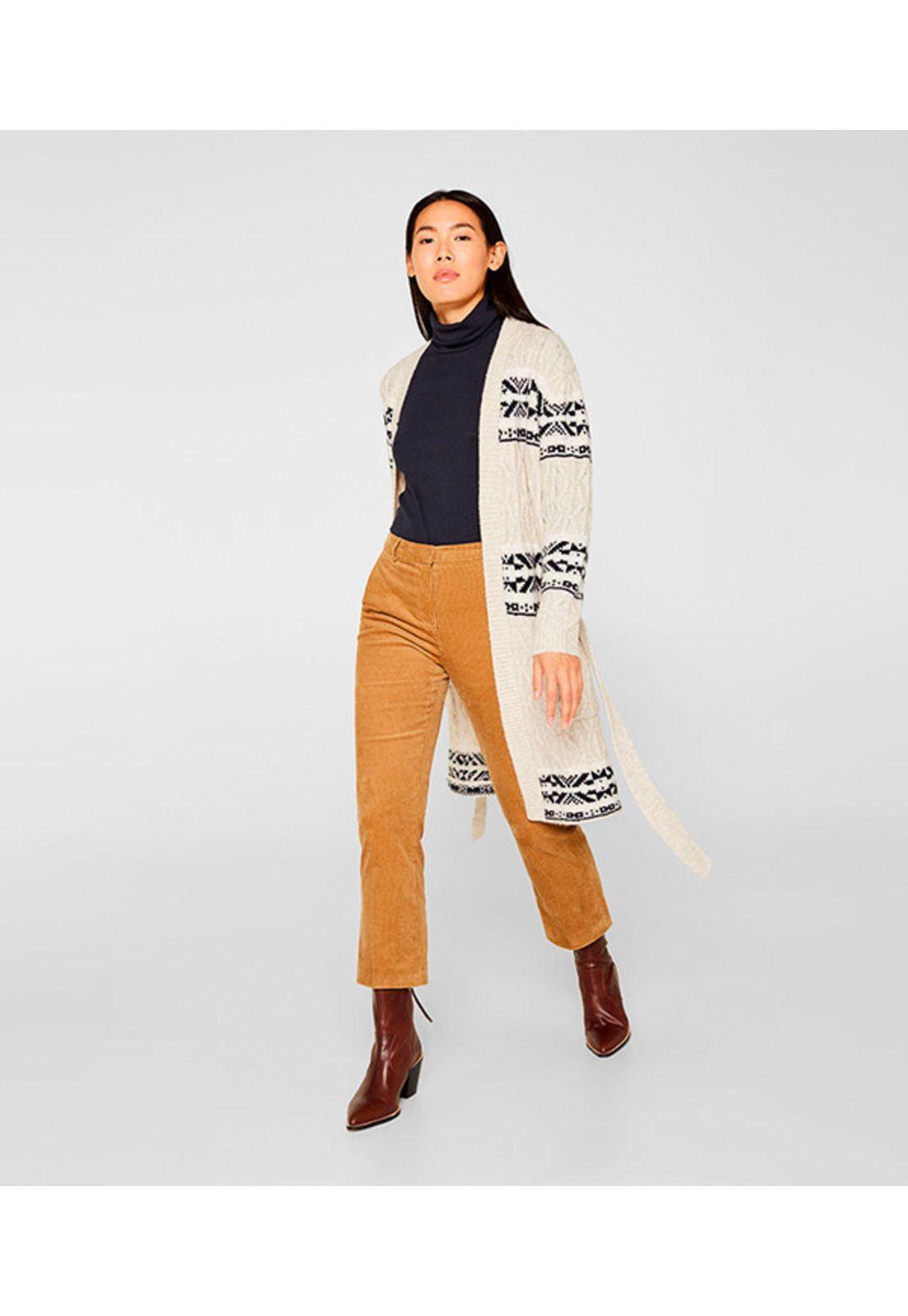 Con lana y alpaca: cárdigan de punto grueso-0