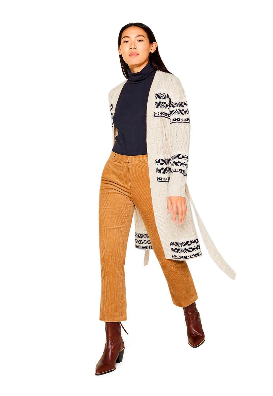 Con lana y alpaca: cárdigan de punto grueso-4