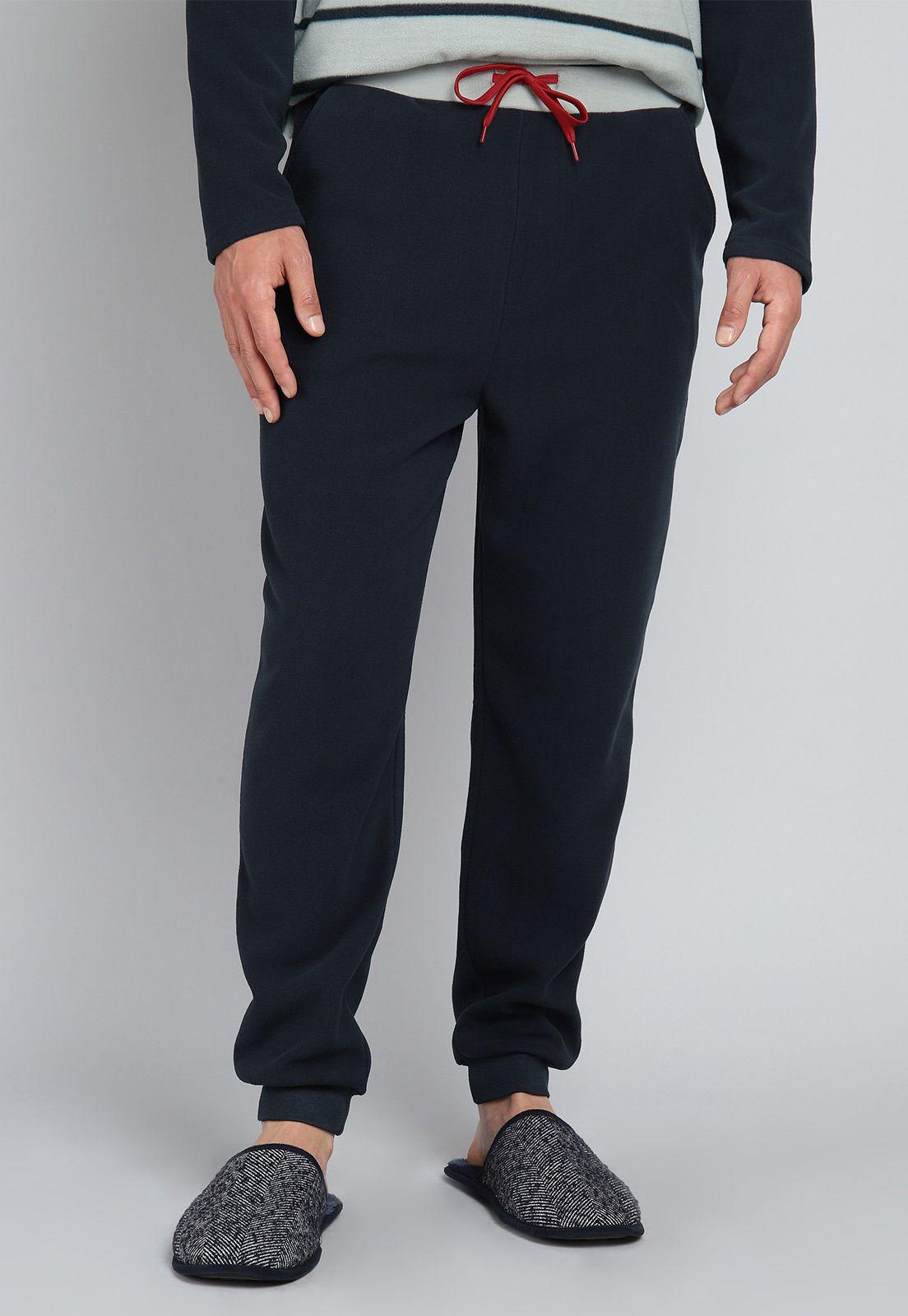 Pijama Hombre Arrow Polar Diseño a Rayas-4