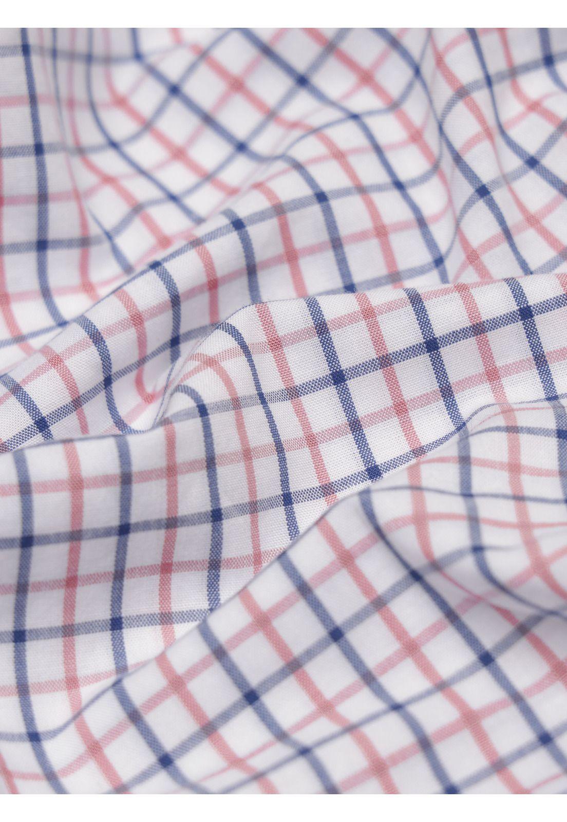 Camisa A Cuadros Regular Fit Rosado Arrow CM34011RD-6