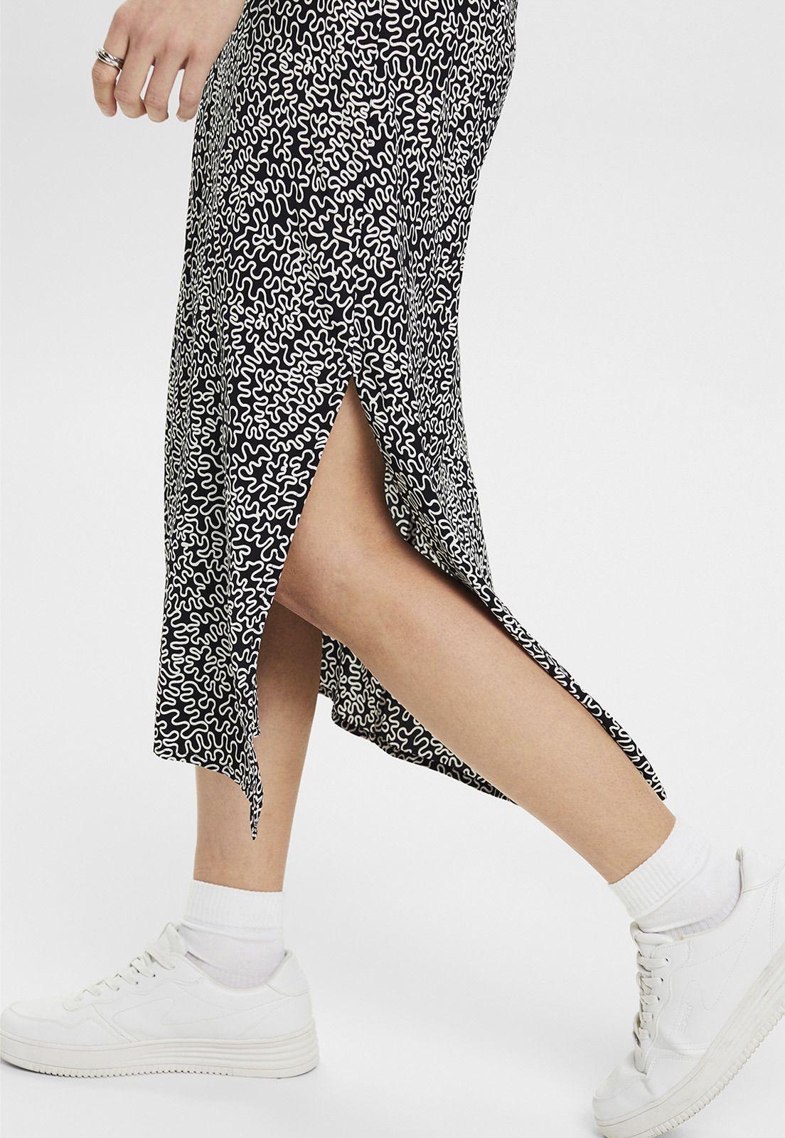 Falda Midi Estampada Mujer Esprit 024EE1D312-3